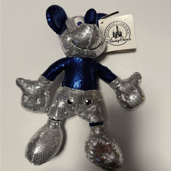 Disney Parks Sequin Mickey Mouse Plush - Picture 1 of 5